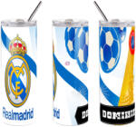 Deconline Crafts REAL MADRID fém duplafalú pohár egyedi névvel 600 ml tumbler (DO59996-REALM-600ML-TUMBLER)