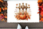 Deconline Crafts Őszi mintás Szőnyeg ""Fall for Jesus" 60X40 cm (DO126178-3-RUG-60x40)