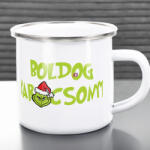 Deconline Crafts Grincs Fém bögre "Boldog Karácsonyt" 360 ml (DO129162-ALU-MUG)