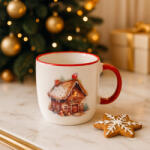 Koopman Karácsonyi kávés bögre - 200 ml, 4 féle minta (DN1900740)