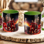 Deconline Crafts Prémium Szoboszlai Bögre személyre szabható, egyedi névvel 330ml Zöld bögre (DO69338-GREEN-MUG)