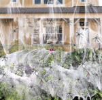 Deconline Hounted House Prémium halloweeni Jumbo pókháló 4 pókkal (DO106012)