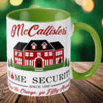 Deconline Crafts Karácsonyi bögre "Reszkessetek Betörők Kevin" pufi hatású zöld bögre (DO129156-GREEN-MUG)