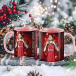 Deconline Crafts Prémium Szoboszlai Bögre személyre szabható, egyedi névvel 330ml Rózsaszín bögre (DO69344-PINK-MUG)