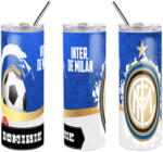 Deconline Crafts INTER MILAN fém duplafalú pohár egyedi névvel 600 ml tumbler (DO59996-INTER-600ML-TUMBLER)