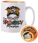 Deconline Crafts Személyre szabható Halloweeni bögre, Spooky Mama 300ml Halloween mintával (DO69330-HW-MUG)