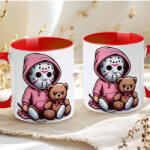 Deconline Crafts Őszi mintás bögre 3D pufi hatású "Spooky Season" red (DO69339-RED-MUG)