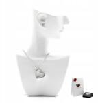  Nyaklánc Celeb Szív Ezüst 925 Állítható Ajándék Kézzel készített Doboz