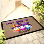 Deconline Crafts Egyedi neves Halloweeni Halloweeni lábtörlő 40x60 cm Csokit vagy csalunk, személyre szabható (DO126184-DOORMAT-60x40)