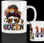 Deconline Crafts Személyre szabható Halloweeni bögre, Pumpkin Queen 300ml fehér (DO69331-CERAMIC-MUG)