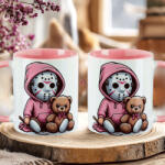 Deconline Crafts Őszi mintás bögre 3D pufi hatású "Spooky Season" rózsaszín (DO69339-PINK-MUG)
