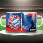 Deconline Crafts BAYER MÜNCHEN keramia bögre egyedi névvel 300 ml (DO59996-CERAMIC-MUG-BAYERN)