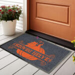 Deconline Crafts XL Őszi Lábtörlő tökkel, egyedi családnévvel személyre szabható 60x90 cm (DO120037)