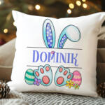 Deconline Crafts Egyedi neves húsvéti párnahuzat 40x40 cm "Nyuszi fiú (DO133002-PILLOW)