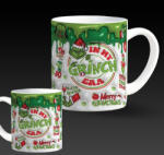 Deconline Crafts 3D mintás karácsonyi bögre 3D pufi hatású "In my Grinch ERA (DO129134)