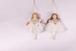 QX-IMP Angyal, akasztós textil 14 cm többféle, vegyesen küldjük (061616)