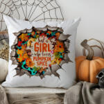 Deconline Crafts Halloween mintás Párnahuzat "Just a girl" 40x40 cm (DO126169-PILLOW)