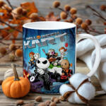 Deconline Crafts Halloweeni mintás bögre Halloween kart (DO126151-CERAMIC-MUG)