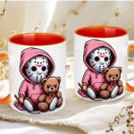 Deconline Crafts Őszi mintás bögre 3D pufi hatású "Spooky Season" narancssárga (DO69339-ORANGE-MUG)
