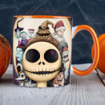 Deconline Crafts Halloween mintás bögre Jack's Sqad Narancssárga (DO126140-ORANGE-MUG)