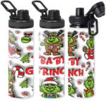 Deconline Crafts XL Grincs mintás Kulacs 850 ml "bébi Grincs" HD (DO129207-850ML)