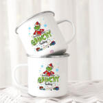 Deconline Crafts Grincs Halloweeni FÉM bögre, "Grinchy" 360ml (DO59412-ALU-MUG)