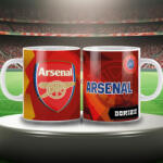 Deconline Crafts ARSENAL keramia bögre egyedi névvel 300 ml (DO59996-CERAMIC-MUG-ARSENAL)