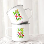 Deconline Crafts Grincs Halloweeni FÉM bögre, "Ho Ho Ho" 360ml (DO59410-ALU-MUG)