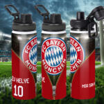 Deconline Crafts Prémium Bayern München fém sportkulacs egyedi névvel és számmal 850 ml "ZIPPER (DO69360-BAYERN-850)