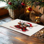 Deconline Crafts Karácsonyi mintás Szőnyeg, Lábtörlő 60X40 cm "Marhajó karácsonyt (do129222-RUG-60x40)