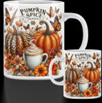 Deconline Crafts Őszi mintás bögre "Pumpkin Spice Season" 330 ml (DO126175-CERAMIC-MUG)