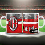 Deconline Crafts AC MILAN keramia bögre egyedi névvel 300 ml (DO59996-CERAMIC-MUG-ACMILAN)