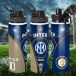 Deconline Crafts Prémium Inter Milan fém sportkulacs egyedi névvel és számmal 850 ml "ZIPPER (DO69360-INTER-850)