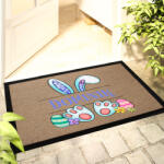 Deconline Crafts Egyedi neves húsvéti Lábtörlő 60x40 cm "Nyuszi fiú" színes HD (DO133002-Doormat-60x40)