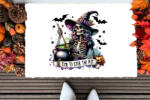 Deconline Crafts Halloween mintás Szőnyeg "Time to. . . " 60X40 cm (DO126178-15-RUG-60x40)