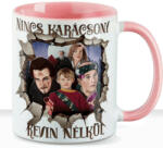 Deconline Crafts Karácsonyi bögre "Nincs karácsony Kevin nélkül" 330 ml kerámia Rózsaszín Full HD (DO129218-PINK-MUG)