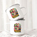 Deconline Crafts Karácsonyi Halloweeni FÉM bögre, "Karácsonyi filmek" 360ml (DO59421-ALU-MUG)