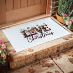 Deconline Crafts Karácsonyi mintás Szőnyeg, Lábtörlő 60X40 cm "Love Christmas (DO129186-RUG-60x40)