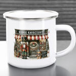 Deconline Crafts Karácsonyi bögre "Diótörős - Boldog Karácsonyt" 360 ml zománcozott fém Full HD (do129215-ALU-MUG)