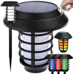 VERK GROUP SMART Napelemes kerti lámpa 43cm Színvváltó + fehér, távirányító (5907451345894)