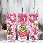 Deconline Crafts Grincs mintás termosz pohár 600ml "G&B" HD tumbler (DO129185-600ML)