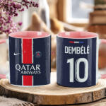 Deconline Crafts Prémium PSG Bögre személyre szabható, egyedi névvel 330ml Rózsaszín bögre "Home kit (DO69357-PINK-MUG)