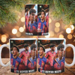 Deconline Crafts Prémium Lamine Yamal személyre szabható, egyedi névvel 330ml (DO69342-CERAMIC-MUG)