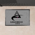 Deconline Crafts Logózott egyedi Lábtörlő, egyedi grafikával 60x40 cm szürke, üzeltbe, cégeknek, közületeknek (DO593014)