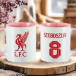 Deconline Crafts Prémium Liverpool Bögre személyre szabható, egyedi névvel 330ml Rózsaszín bögre (DO69345-PINK-MUG)