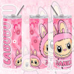 Deconline Crafts Személyre szabható "LABUBU Friends" fém Termosz / tumbler egyedi névvel 600 ml (DO69363-TUMBLER-600)