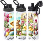 Deconline Crafts Egyedi feliratos húsvéti Kulacs 850 ml "Retro Húsvét" HD (DO133003-850ML)