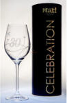 D&D Kristály pohár swarovski dísszel bor 360ml Celebration 30yr (8588006068924)
