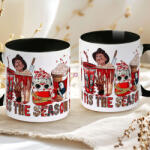 Deconline Crafts Halloween mintás bögre Horror Stars "Tis The Season" fekete (DO126129-BLACK-MUG)