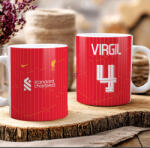 Deconline Crafts Prémium Liverpool Bögre személyre szabható, egyedi névvel 330ml "Home kit (DO69356-CERAMIC-MUG)